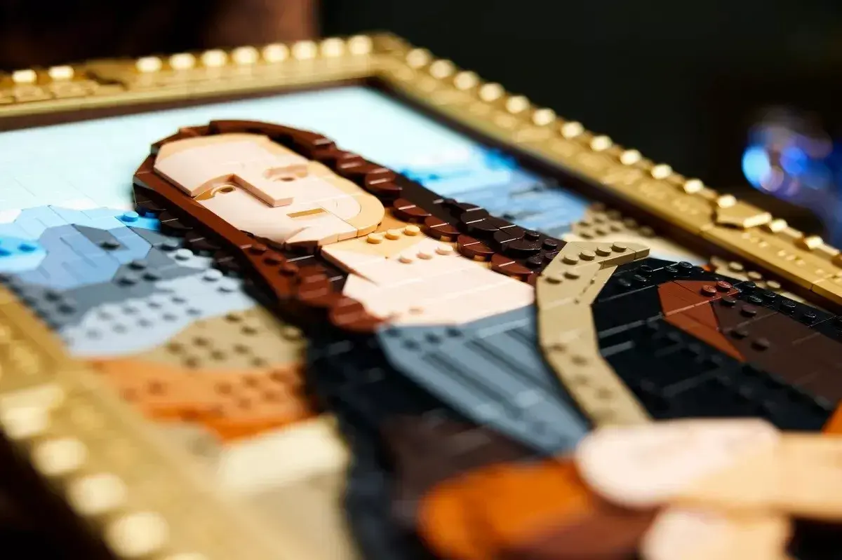 LEGO ART Mona Lisa 31213 — mozaīka 4000 detaļu Photo 8