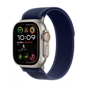Viedpulkstenis Apple Watch Ultra 2 GPS + Cellular 49mm Dabiskais titāns Zilā takas siksna M/L