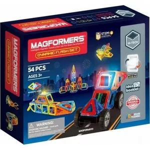 Магнитный конструктор Lisciani Magformers Dynamic Flash — модульные магнитные панели для сборки