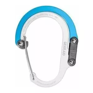 Карабин-замок Gear Aid Heroclip Large Blue Steel — большой поворотный мультиклип