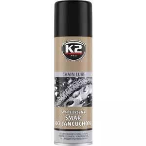 Sintētiska ķēdes smērviela K2 W140 500 ml — eļļa velosipēdu un motociklu ķēdēm