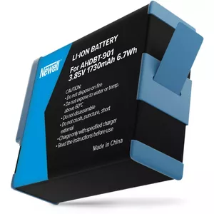 Аккумулятор Newell AHDBT-901 для GoPro HERO9 HERO10 HERO11 HERO12, 1220 мА·ч