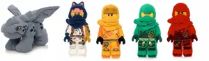 Building set LEGO Ninjago Dragons Rising Arin Yellow model 350260, character minifigure included