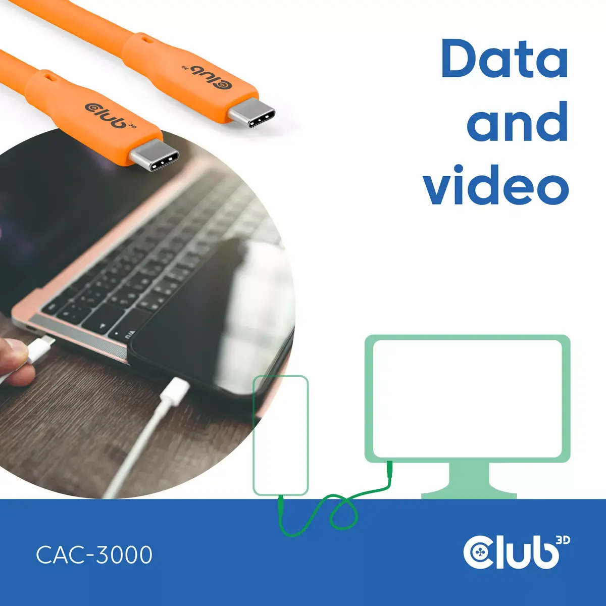 Кабель Адаптер CLUB3D CAC-3000 Photo 5