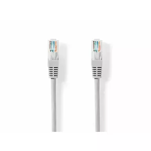 Nedis networking cable Cat5e U/UTP Grey 20 m with RJ-45 connectors