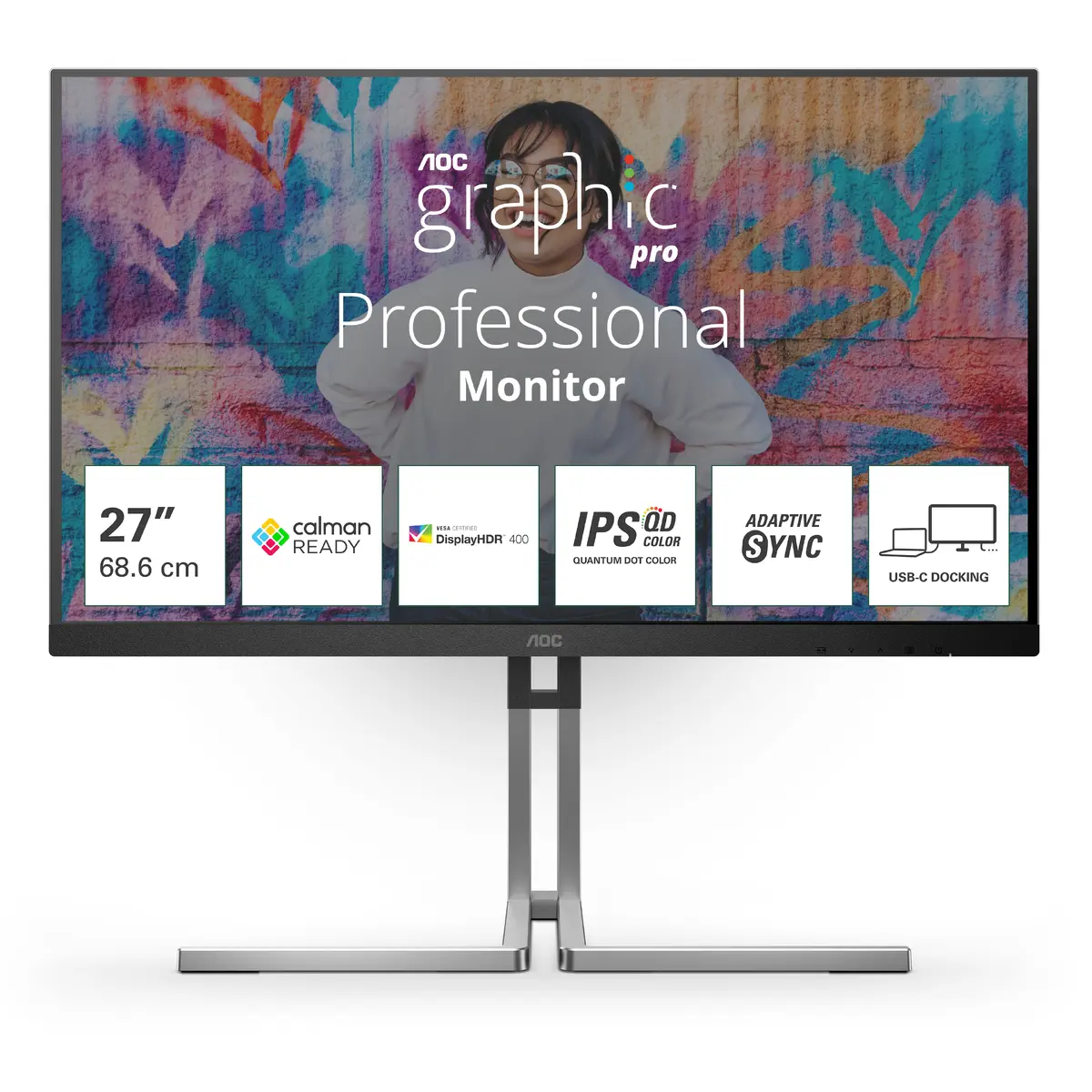 AOC Q27U3CV Datora Monitors 27 collas