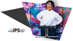 Nano IPS panel technology visualization