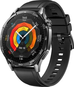 Smartwatch HUAWEI WATCH GT5 46mm — 1.43" AMOLED, GPS, 524 mAh, stainless steel, black