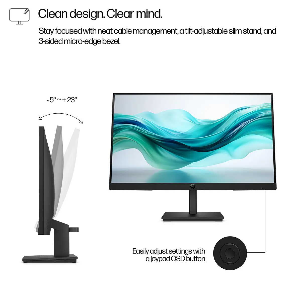 HP Series 3 Pro 322pf 21.5 collu monitors Photo 10