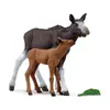 Schleich WILD LIFE Moose Family figurine set Photo 2