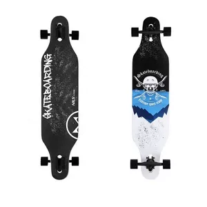 LONGBOARD NILS EXTREME SKULL WOOD SKATE