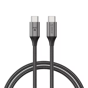 USB-C to USB-C charging cable ORICO CDX-100CC-BK-BP-IP — 100W, black