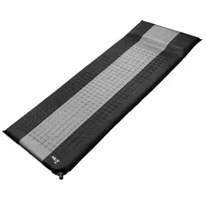 Self-inflating Camping Mat Nils Extreme NC4340 — grey-black, lightweight sleeping pad