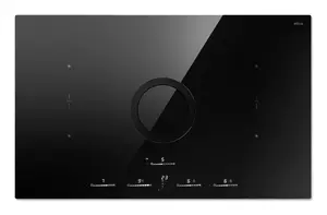 Built-in induction hob Elica NikolaTesla Switch Glow EVO BL/A/83, 4 zones, Touch control