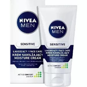 Sejas krēms Nivea FOR MEN Sensitive Mild 75 ml — maigs mitrinošs līdzeklis jutīgai ādai