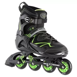 Inline Skates Nils Extreme NA9022 Black/Green Size 41 — recreational inline skates