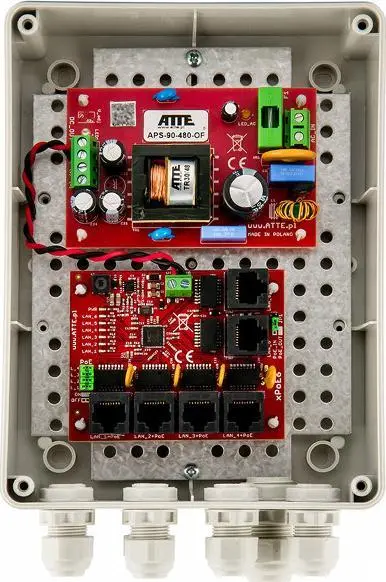PoE slēdzis ATTE IP-5-11-M2 Photo 3