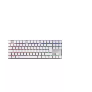 Механическая игровая клавиатура Cherry MX 8.2 TKL Wireless RGB — Tenkeyless, RF + Bluetooth, AZERTY, 88 клавиш, белая