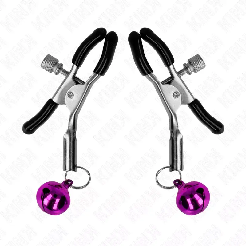 Зажим для сосков KINK PURPLE SINGLE BELL 6 см Photo 2