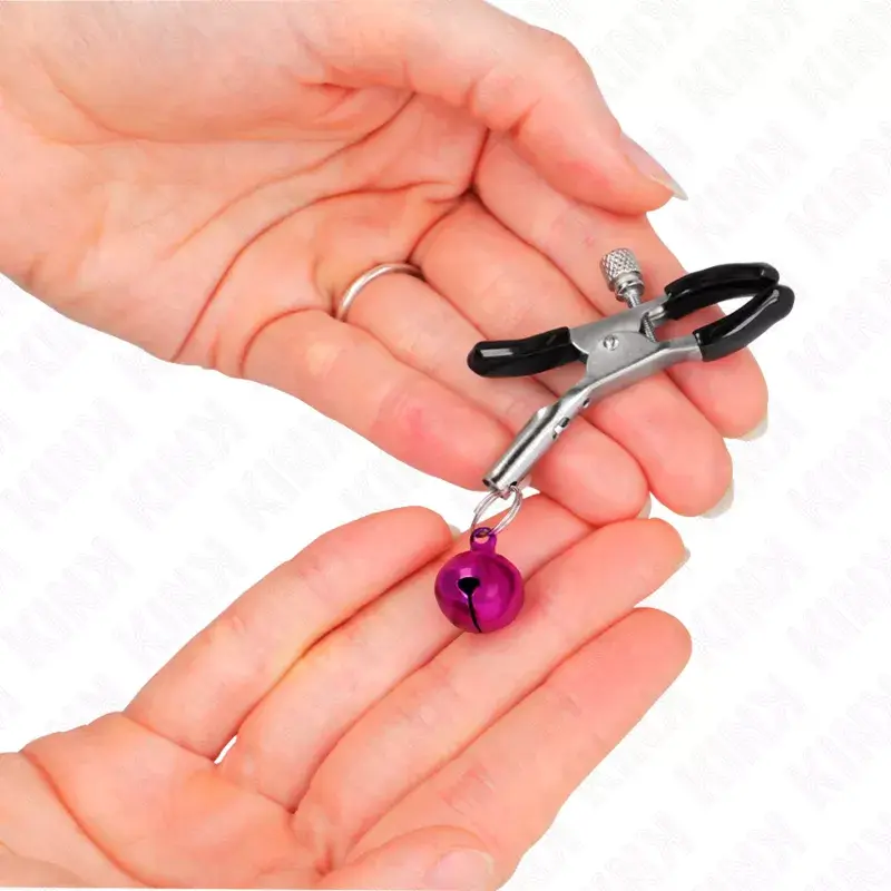 Зажим для сосков KINK PURPLE SINGLE BELL 6 см Photo 3