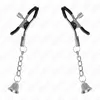 Nipple clamps KINK Silver Bell Pendant 6 cm Photo 2