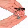 Nipple clamps KINK Silver Bell Pendant 6 cm Photo 3