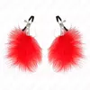 Krūšu skava KINK Feather Nipple Clamp 7 cm Photo 2