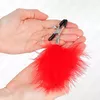 Krūšu skava KINK Feather Nipple Clamp 7 cm Photo 3