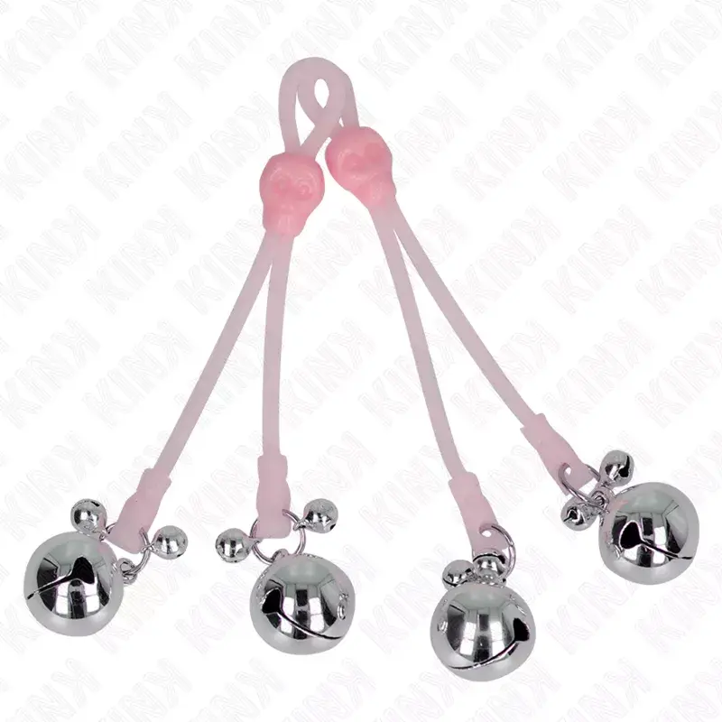 Krūšu knaibles KINK LUMINOUS SKULL regulējamas Photo 2