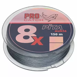 Braided fishing line Pro Catch Pro Catch X8 0.11 mm 150 m, grey