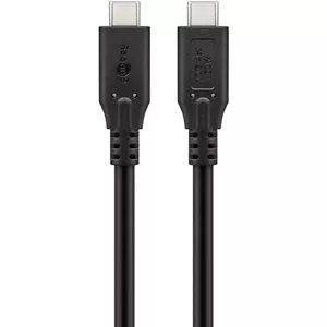 USB Cable Goobay 74207 USB 3.2 Gen 1 2m USB C Black