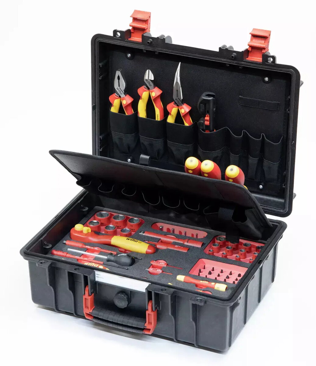 Wiha 45833 Mehatronikas instrumentu komplekts 62-daļīgs
