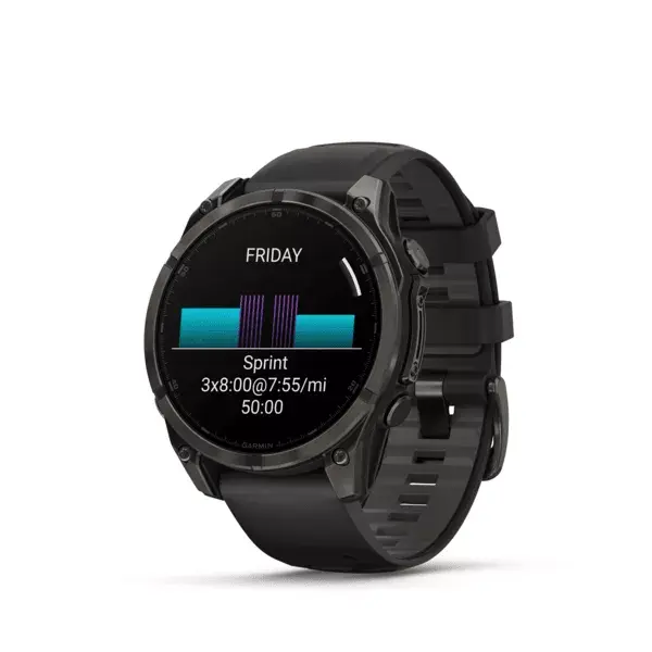 GARMIN fenix 8 Black sporta viedpulkstenis Photo 8