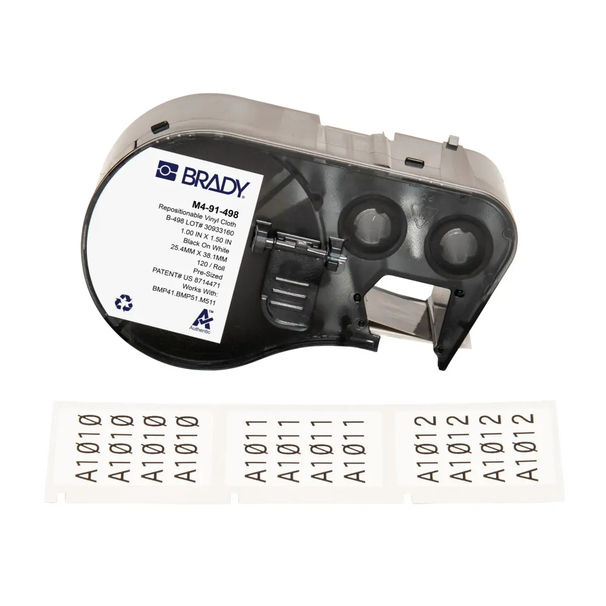 Brady M4-91-498 printer label M4-91-498 Photo 3