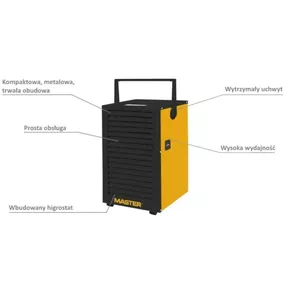 Dehumidifier Master DH732P 30L/24h — Master DH732P industrial dehumidifier, 30 L per 24 h