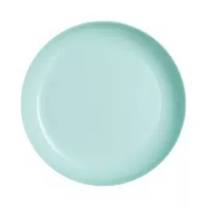 Plate Arcoroc FRIENDS TIME TURQUOISE 21 cm opal tempered glass, microwave-safe, stackable
