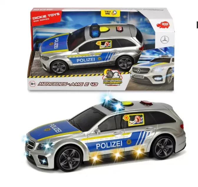 Auto Dickie Toys Mercedes Benz E43 AMG Policija Photo 2