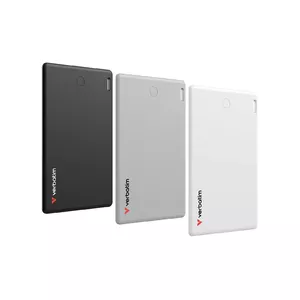Atrast Verbatim My Finder Card Bluetooth 3 iepakojums Melns Sudrabs Balts