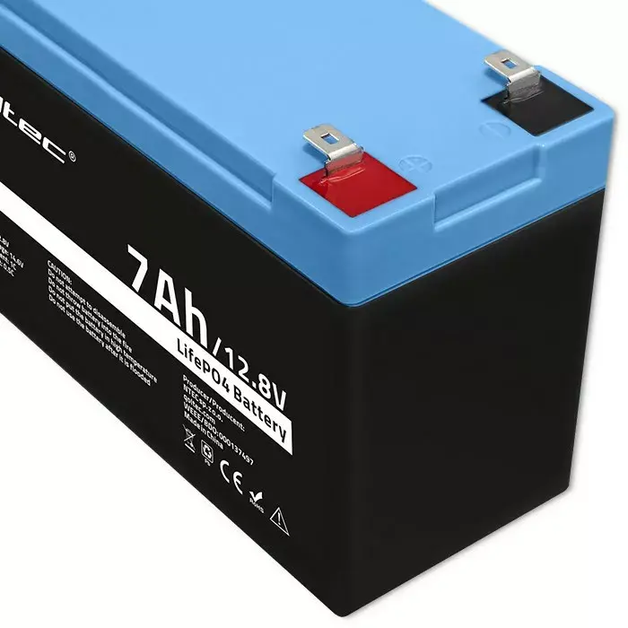 LiFePO4 akumulators QOLTEC 12.8V 7Ah ar BMS Photo 2