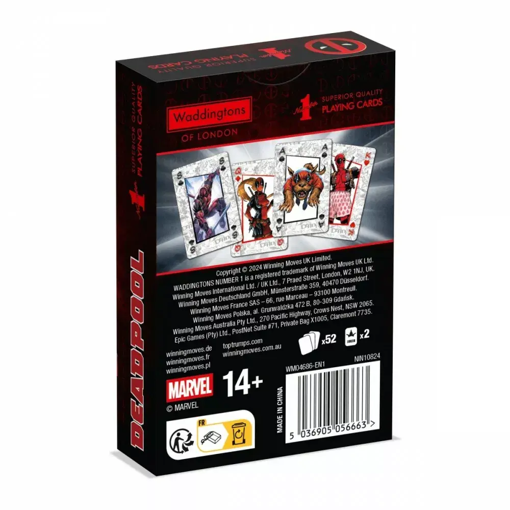 Игральные карты winning moves Waddingtons No1 Deadpool Photo 9
