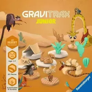 Игровой набор мраморной трассы Ravensburger GraviTrax Junior Extension Desert 3 до 7 лет