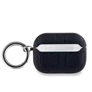 Protective PU embossed Choupette head case for AirPods Pro by Karl Lagerfeld KLAPPGCHPK — Black