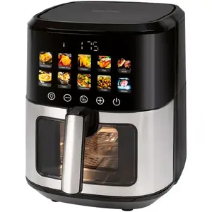 Hot air fryer ProfiCook PC-FR 1286 H — 6.5 L, 1700 W, stainless steel front, black