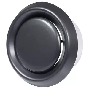 Plastic diffuser EUROPLAST VD125A universal, anthracite color