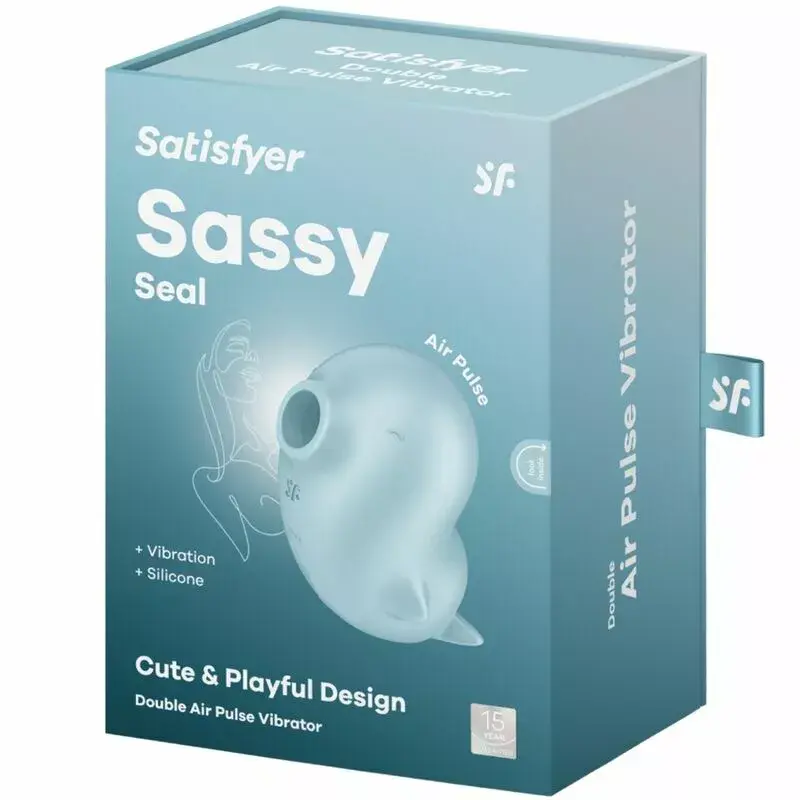 Satisfyer Sassy Seal Blue — stimulator and vibrator Photo 6