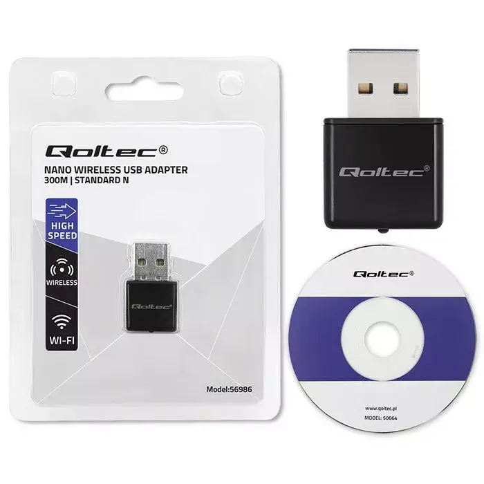 QOLTEC NANO 56986 USB Wi‑Fi адаптер Photo 3
