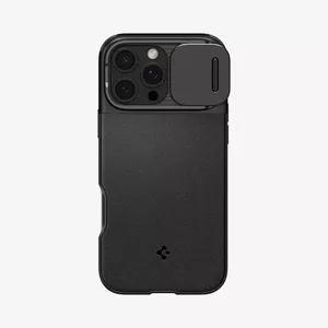 Чехол Spigen Optik Armor для мобильного телефона Черный для iPhone 16 Pro
