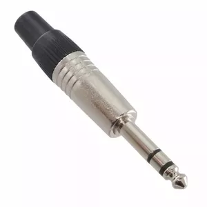 Vivolink PROJACK6.3S audio cable 6.35mm Black Male to Male Copper
