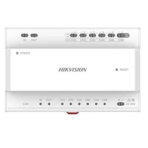 Видеодистрибьютор Hikvision DS-KAD706Y 8 каналов 1U для монтажа в стойку