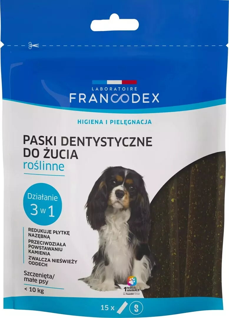 Zobu lentas FRANCODEX suņiem, 15 maisiņu